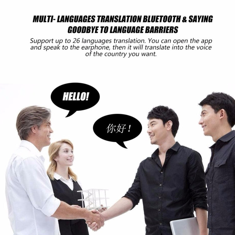 藍牙接收器智能語音翻譯器26多語言旅行商務TF卡語音文本翻譯機