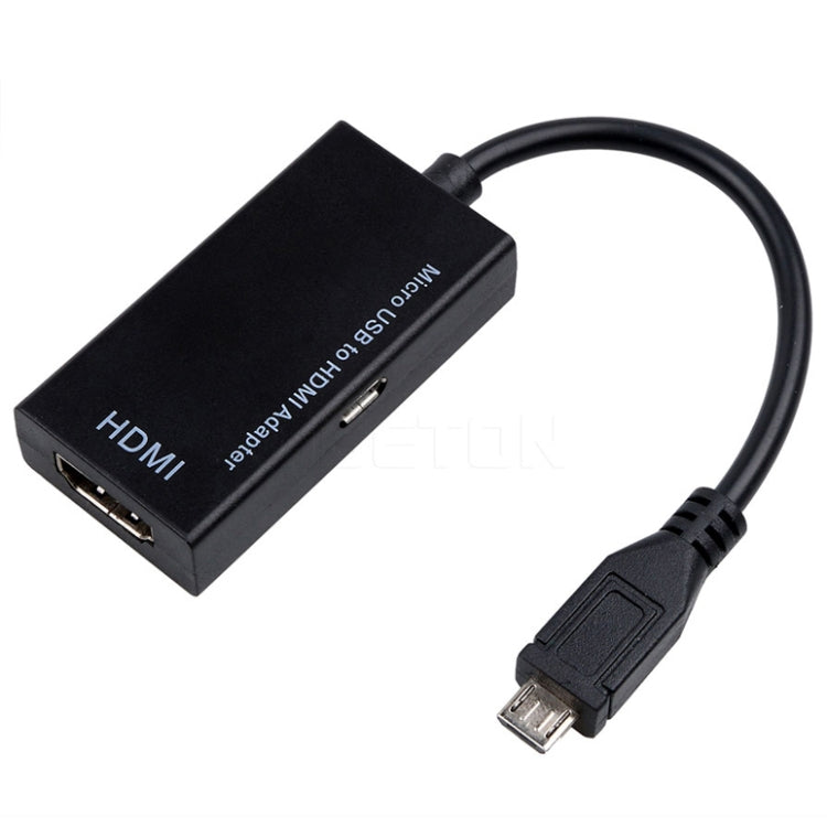 Micro USB轉HDMI母頭適配器電纜1080P HD適用於MHL設備HDTV適配器適