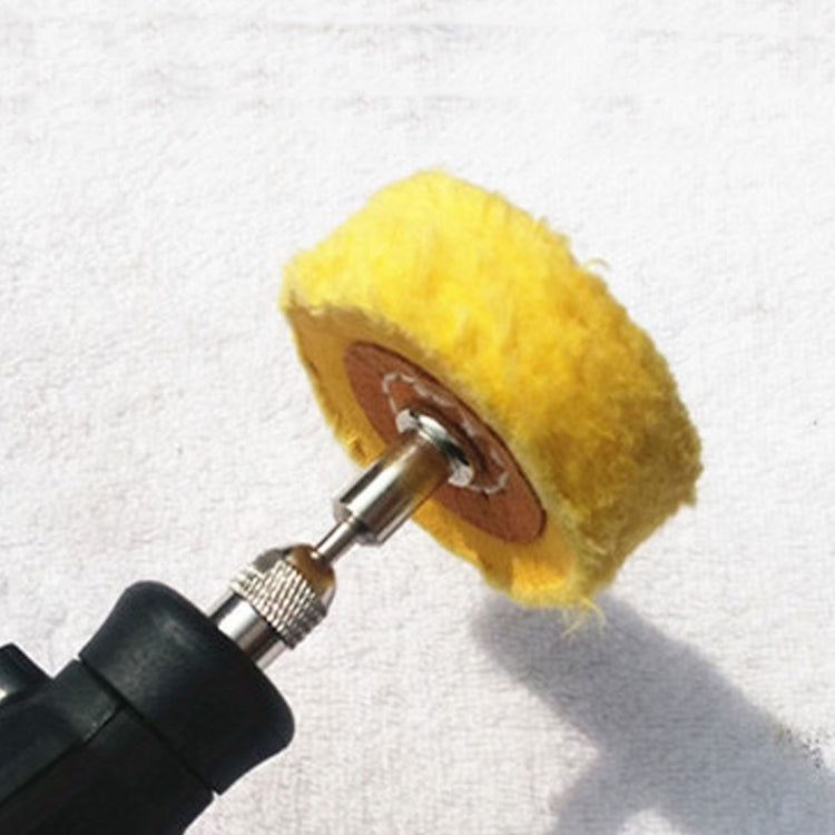 T型波蘭拋光輪研磨頭布Dremel輪式研磨機刷旋轉