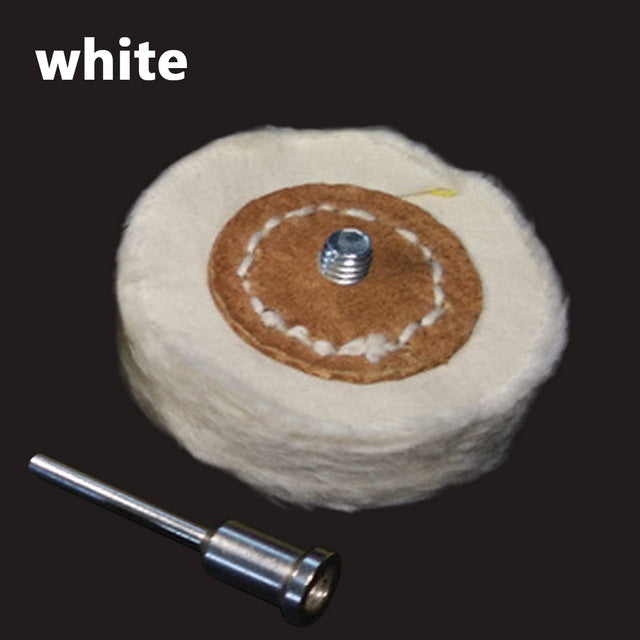 T型波蘭拋光輪研磨頭布Dremel輪式研磨機刷旋轉