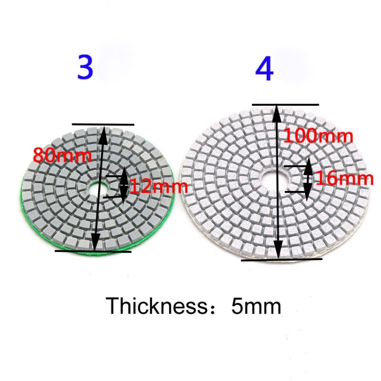 片大理石花崗岩片瓷磚打磨片80mm100mm軟磨片包郵水磨石材拋光