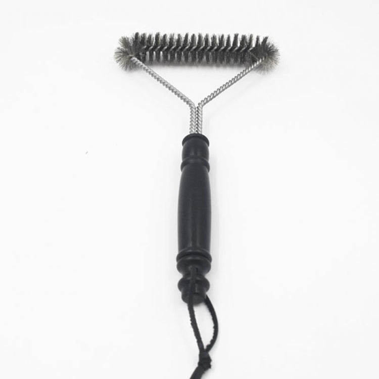 12英寸 燒烤爐燒烤刷不銹鋼絲刷毛清潔刷帶手柄