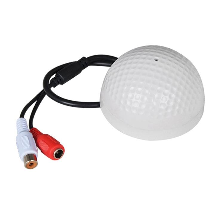 監控麥克風高爾夫球形音頻拾音器高靈敏度DC12V監聽設備