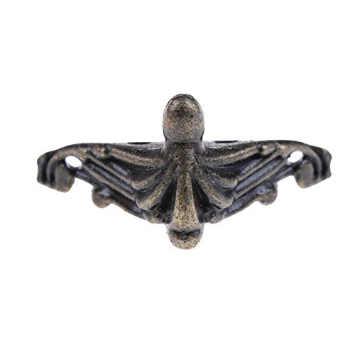 10 PCS 古董青銅首飾禮品盒木箱裝飾腳腿角保護墊