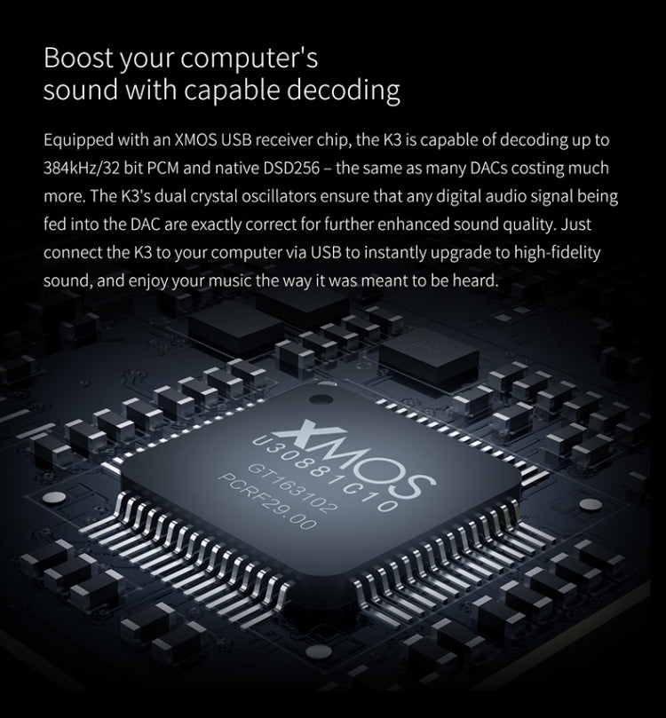 FiiO K3便攜式耳機放大器用於PC的DSD USB DAC，支持COAXIAL / OPTICAL / 2.5 BALANCE