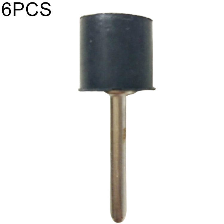 6個賣 橡膠輪連接桿砂紙圈固定桿，不包含砂紙圈