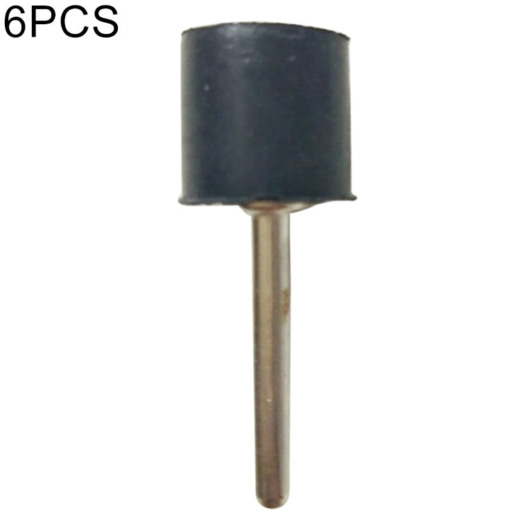 6個賣 橡膠輪連接桿砂紙圈固定桿，不包含砂紙圈