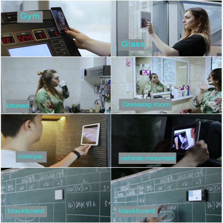 壁掛式iPad磁力吸附萬能貼 手機牆面支架