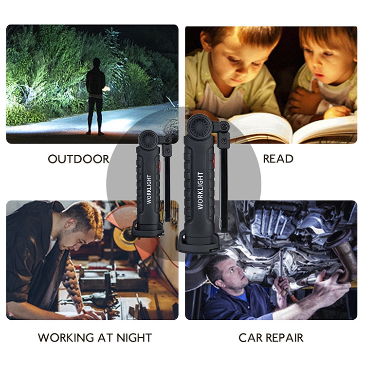 手持式可移動工作燈USB充電多功能和摺疊應急燈便攜式LED工作燈