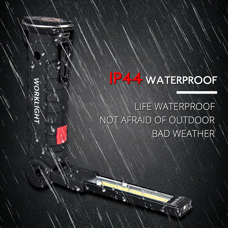 手持式可移動工作燈USB充電多功能和摺疊應急燈便攜式LED工作燈