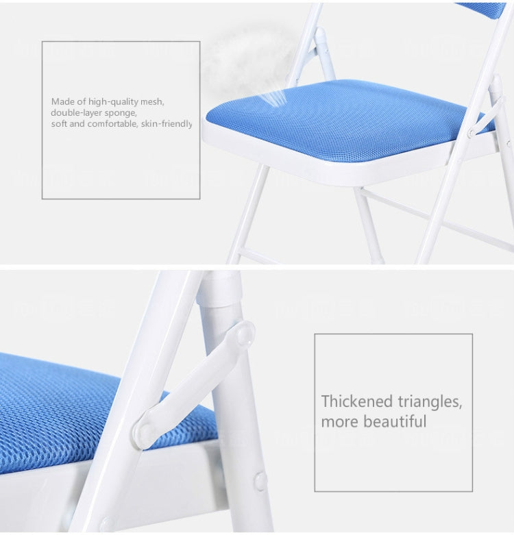 便攜式摺疊金屬會議椅辦公電腦椅休閑家用戶外椅