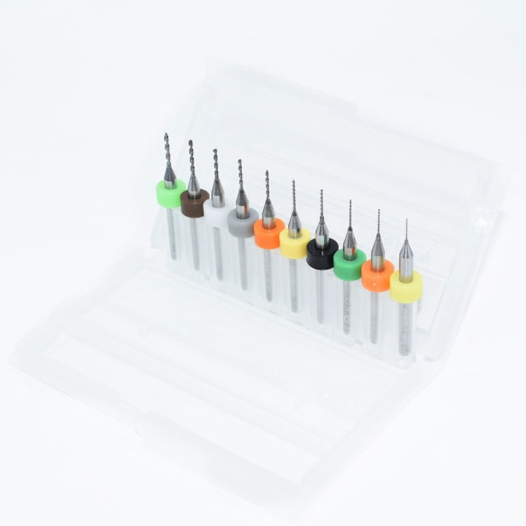 10pcs 微型鑽頭 0.3mm至1.2mm PCB迷你鑽頭 3D打印機配件 噴嘴 噴頭清理專用鑽頭
