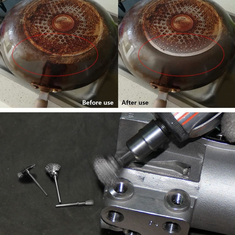 10個賣 鋼絲刷金屬除銹拋光刷去除氧化層平面拋光刷