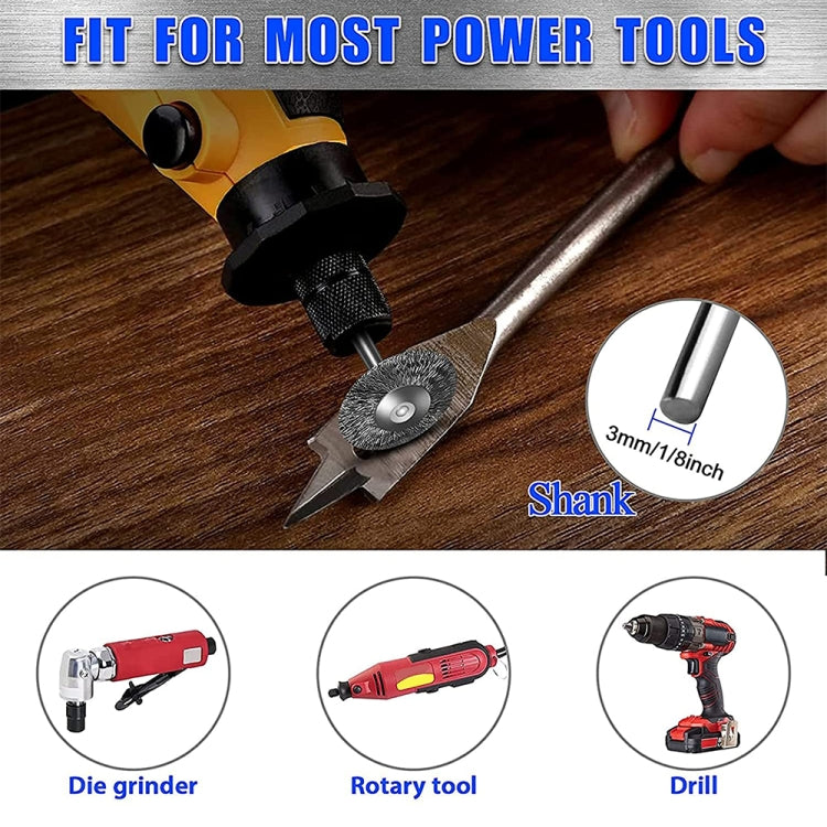 10個賣 鋼絲刷金屬除銹拋光刷去除氧化層平面拋光刷