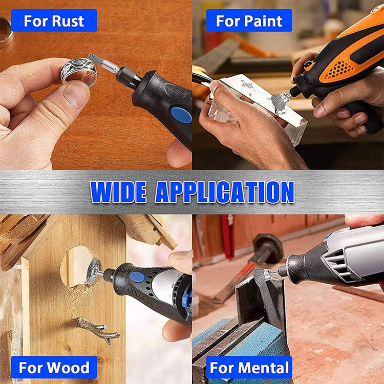 10個賣 鋼絲刷金屬除銹拋光刷去除氧化層平面拋光刷