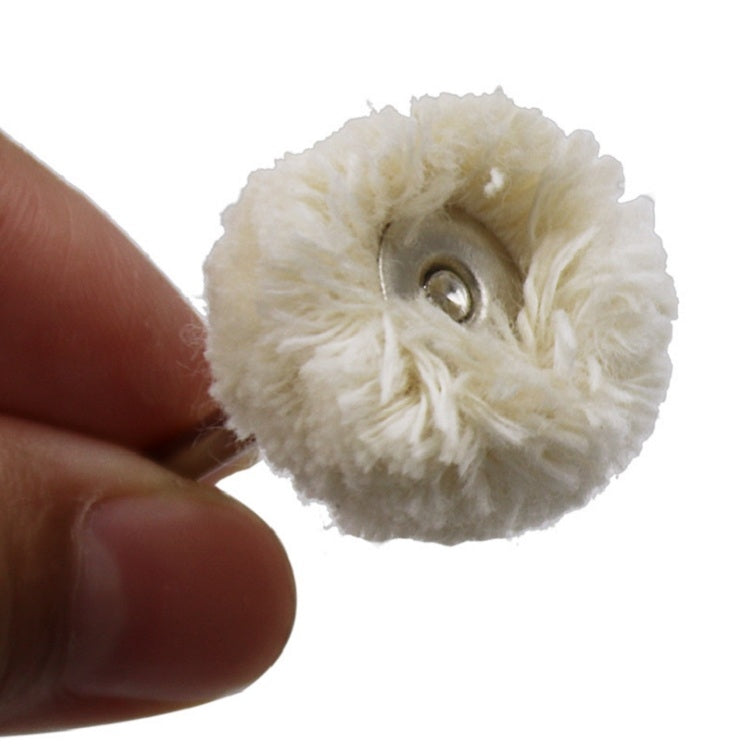 10個/套 羊毛打磨頭羊毛拋光輪電磨配件