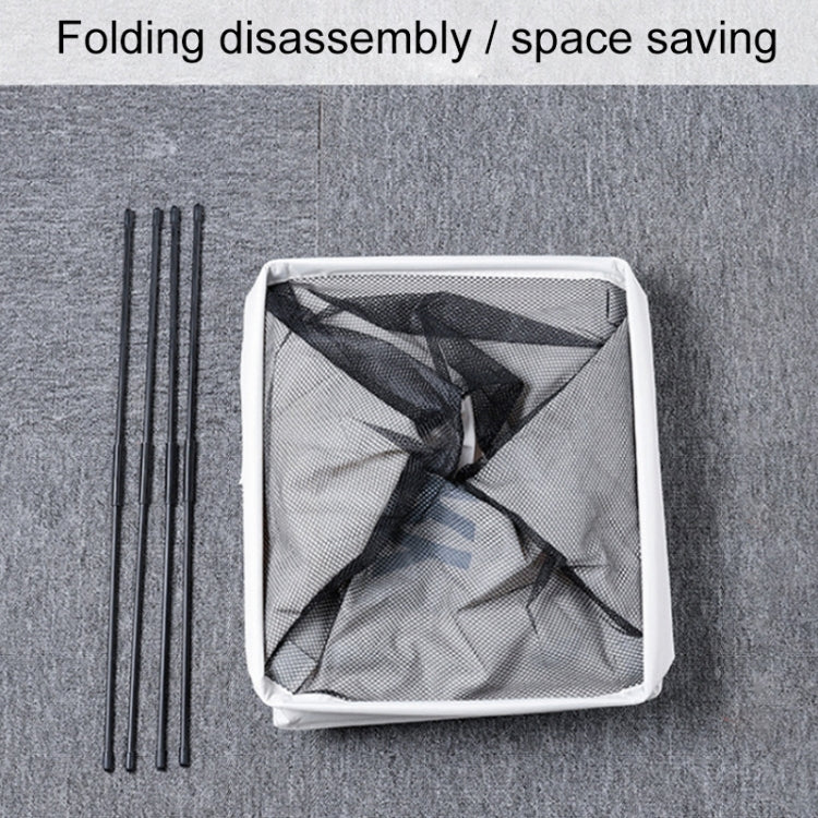 牛津布防水臟衣服可摺疊儲物籃 浴室臟衣籃帶輪