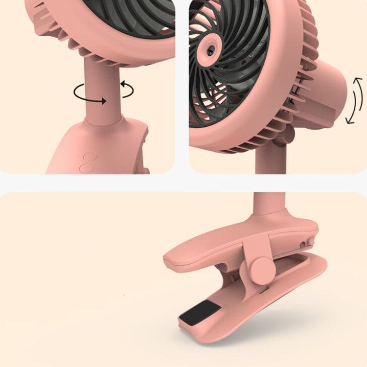 桌面辦公室小風扇USB充電夾子風扇