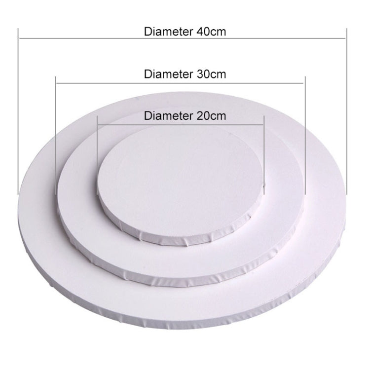 白色面板圓形帆布板木製框架繪畫