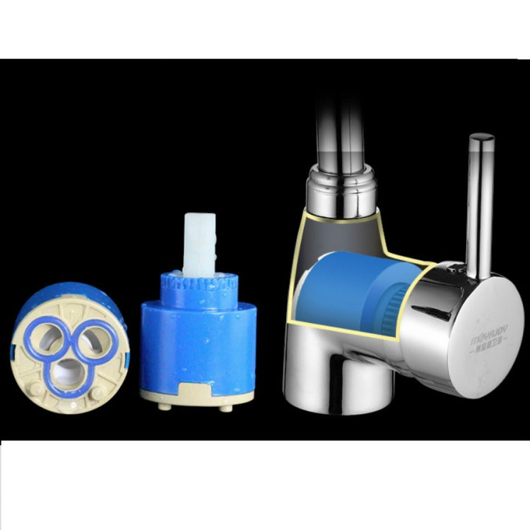 廚房水龍頭冷熱防濺頭洗菜盆水槽萬向可旋轉水龍頭全銅接頭