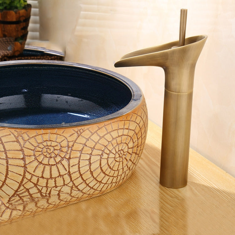 浴室水龍頭 臉盆大瀑布冷熱龍頭