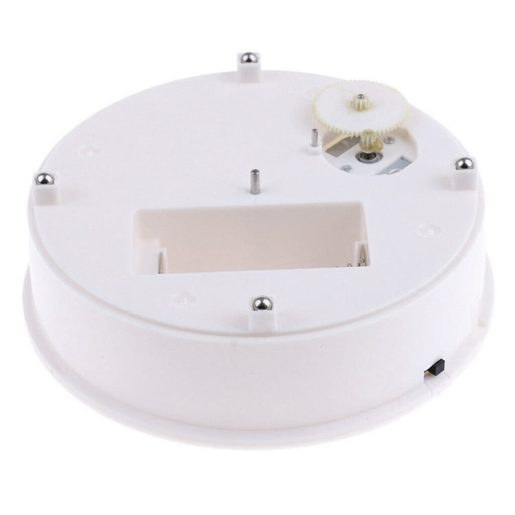 30cm 360度電動旋轉轉盤展示架攝影視頻拍攝道具轉盤 負載4kg 電池插電雙用展台