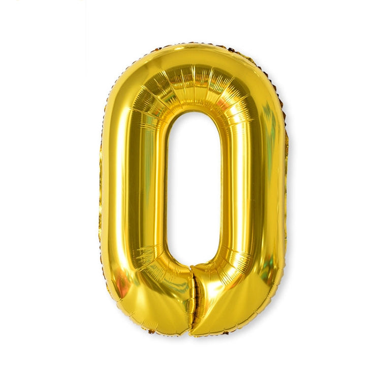 2 PCS 40英寸鋁箔数字氣球 生日婚禮訂婚派對裝飾兒童球用品