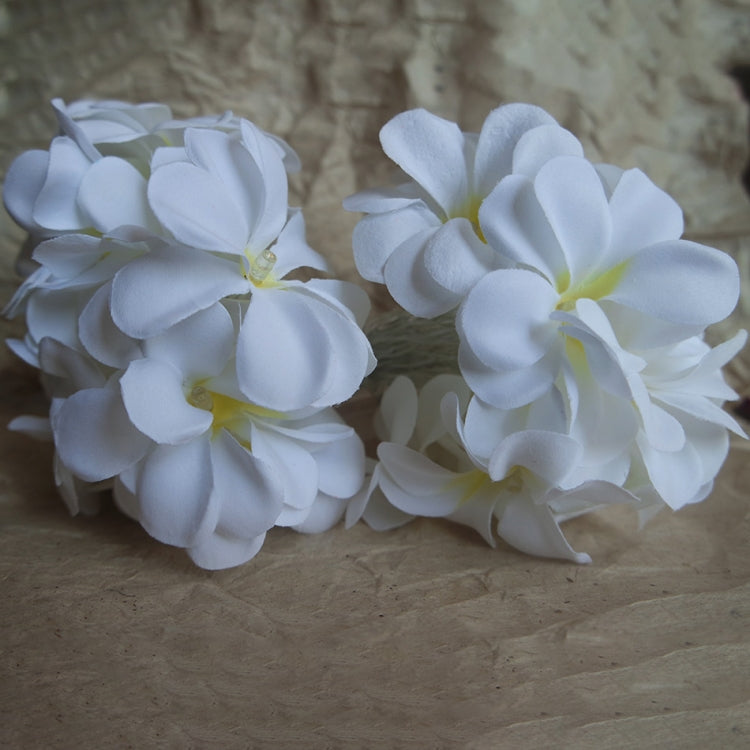 1.5米 10燈 創意DIY雞蛋花花卉節日燈飾LED燈串  活動派對花環卧室裝飾燈 暖白光 電池供電