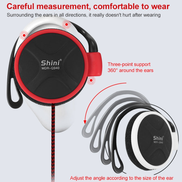 Shini Q940 3.5毫米超低音耳掛式耳機適用於Mp3播放器電腦手機