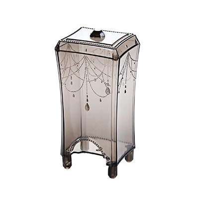 桌面化妝棉收納盒塑料透明盒