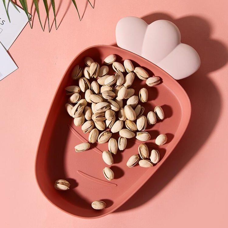 家居水果蘿蔔形塑料果盤零食小吃碟乾果盤