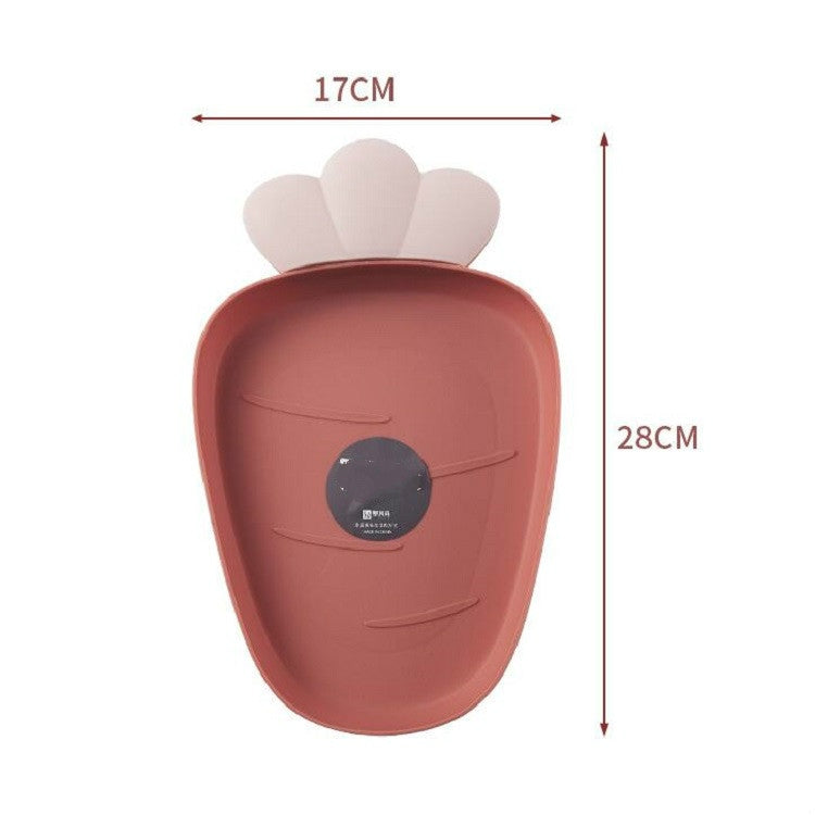 家居水果蘿蔔形塑料果盤零食小吃碟乾果盤