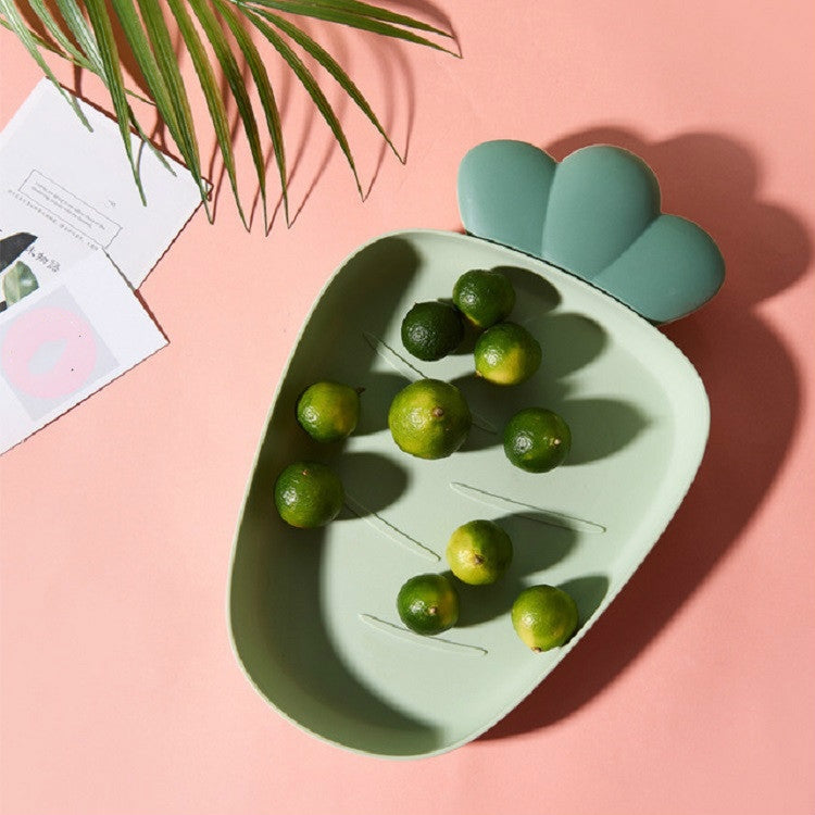家居水果蘿蔔形塑料果盤零食小吃碟乾果盤