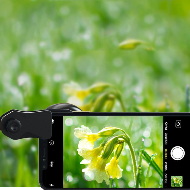 APEXEL APL-HD52IN1WM 二合一 無畸變高清120度廣角+10X微距通用單反外置手機鏡頭套裝