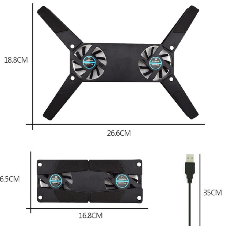 2個賣 可摺疊筆記本散熱器散熱墊