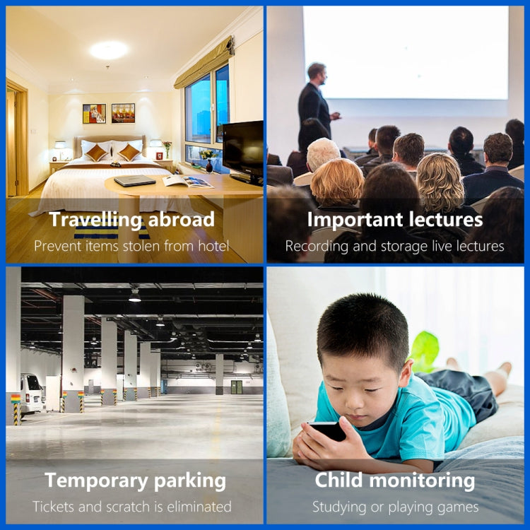 XD-W2 WIFI IR-CUT迷你攝像機1080P高清攝像機紅外夜視攝像機，支持遠程監控功能