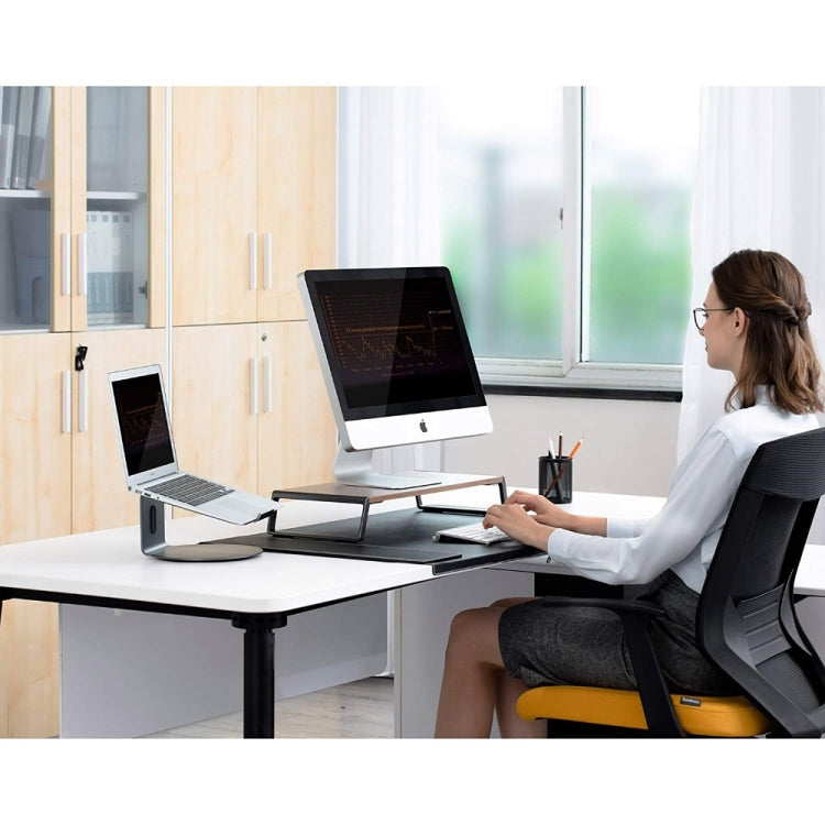 iMac MacBook LCD显示器的金屬支架，節省空間的桌面管理器