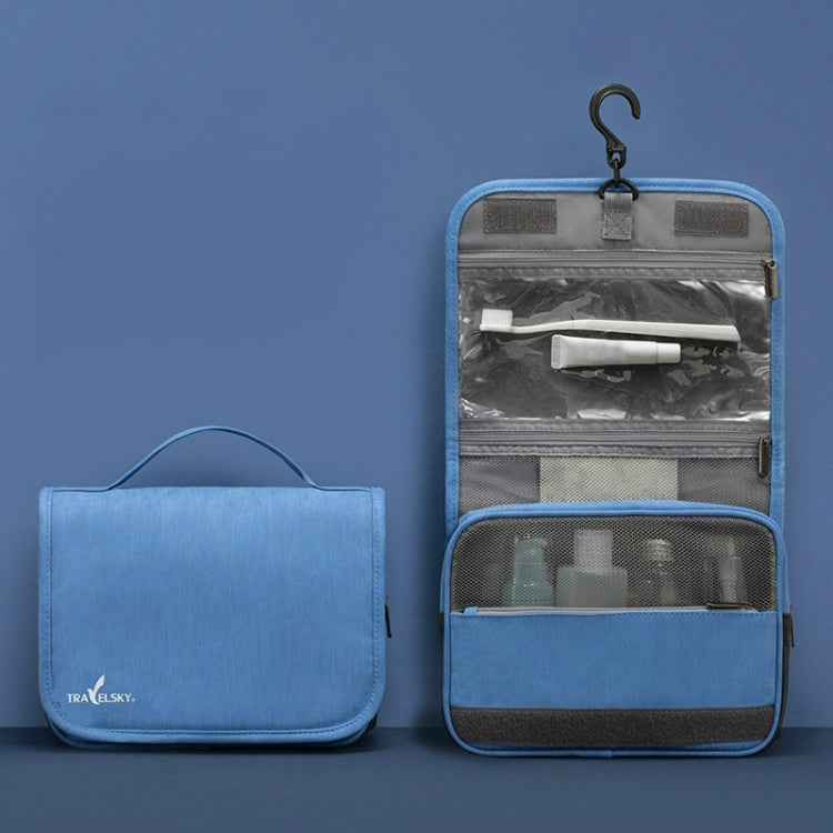 信天游 旅行收納防水PU化妝包多功能摺疊大容量洗漱包