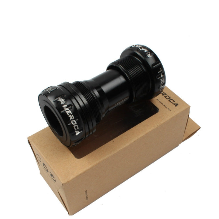 Meroca 山地車中軸一體中空BB自行車螺紋旋入式中軸