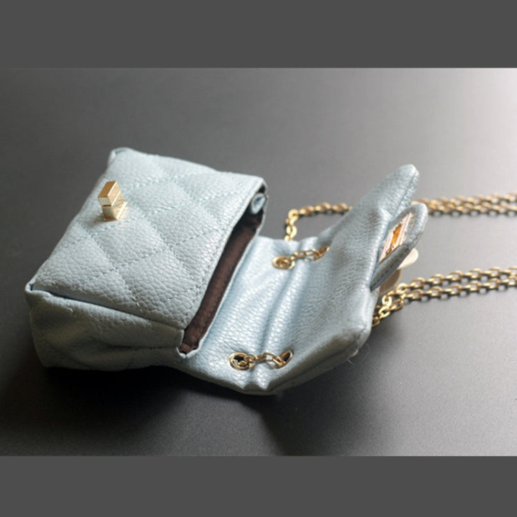 花朵鉚釘金屬鏈條兒童單肩包