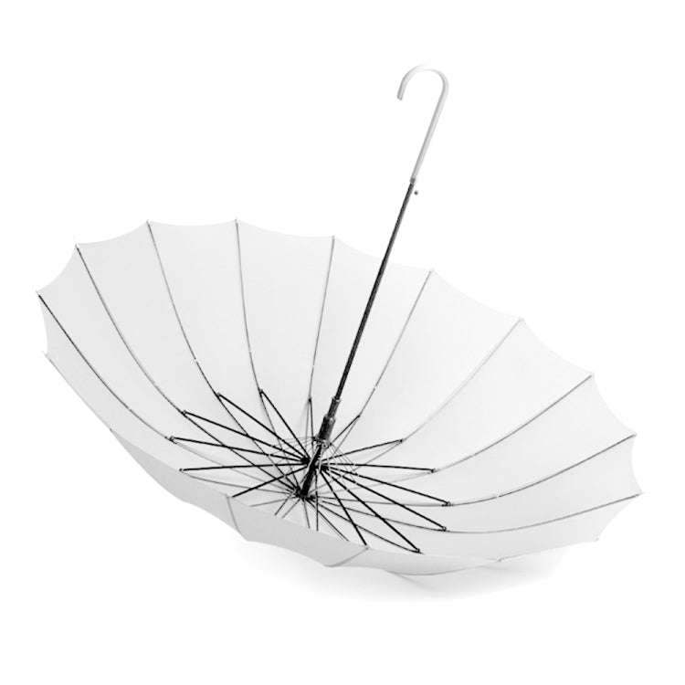 雙人用長柄直桿傘16骨加大晴雨傘