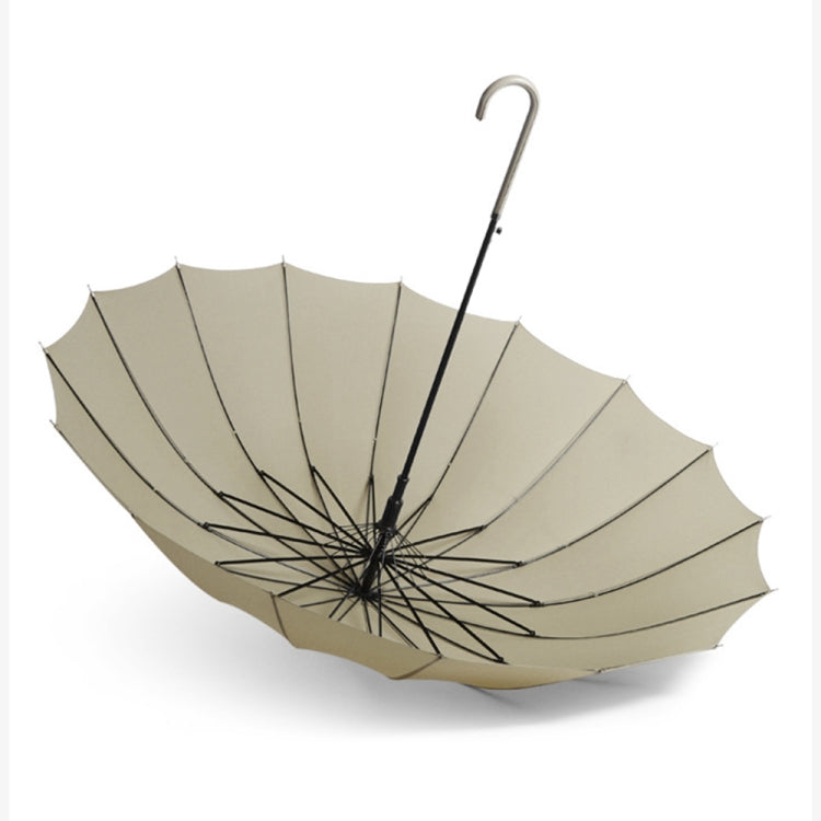 雙人用長柄直桿傘16骨加大晴雨傘