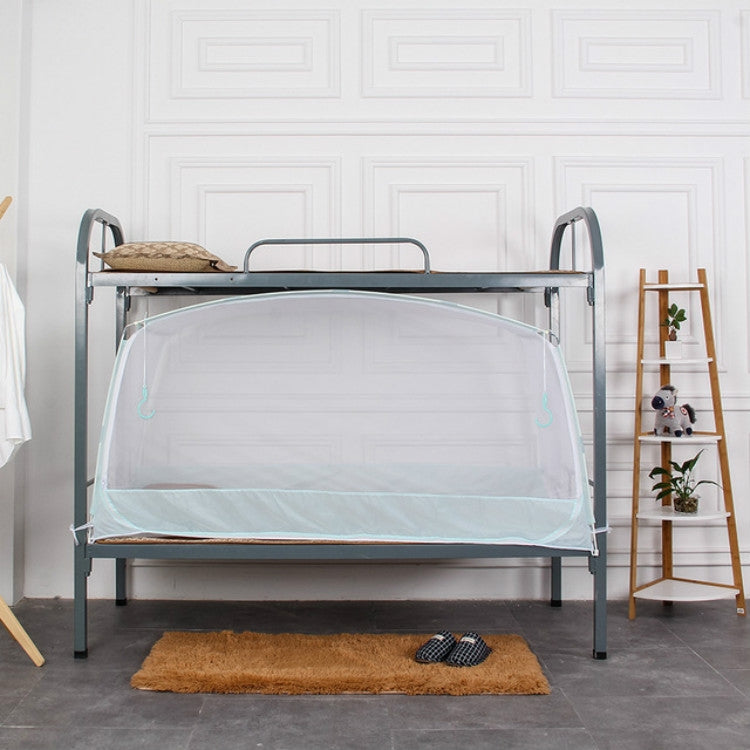 學生宿舍單人床拉鏈方頂加密全底蚊帳