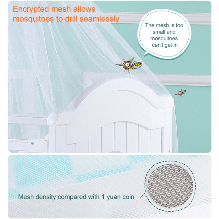 嬰兒床圓頂輕薄蚊帳