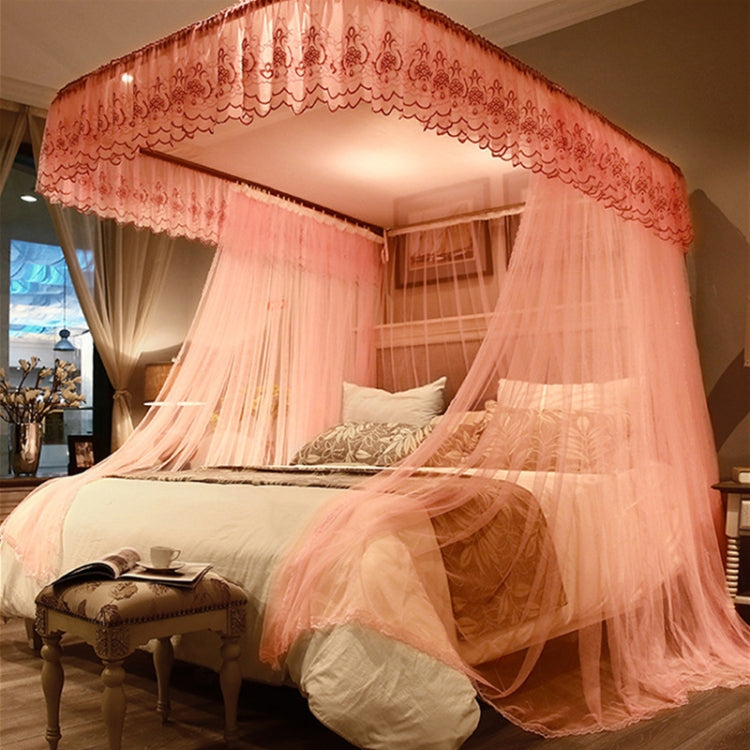 U型導軌伸縮三開門蚊帳