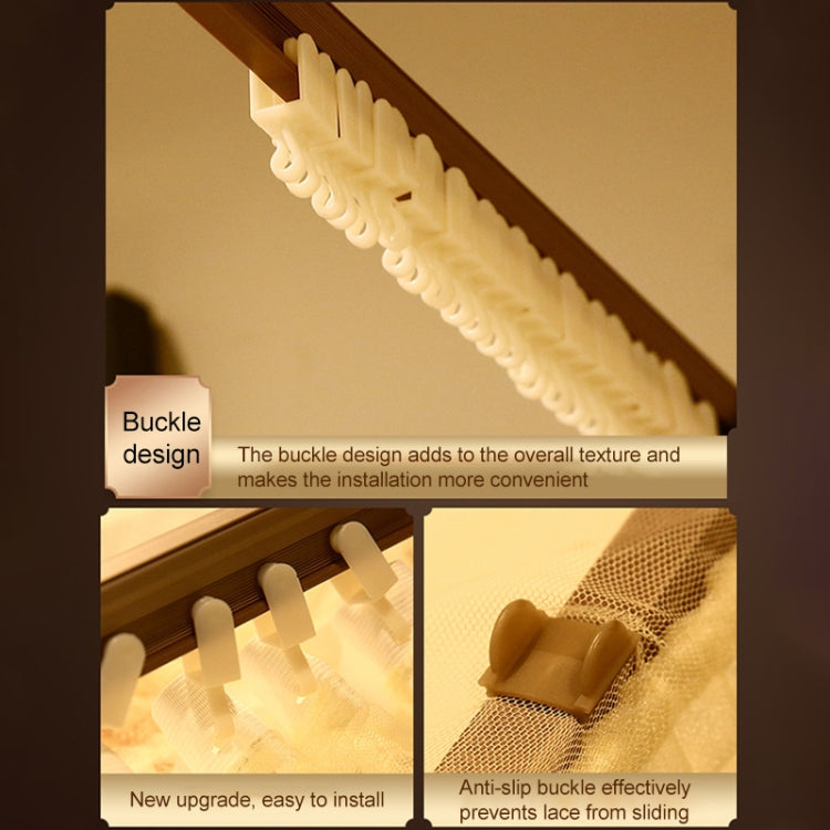 U型導軌伸縮三開門蚊帳