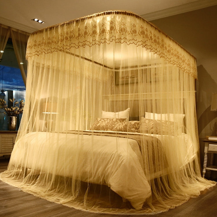 U型導軌伸縮三開門蚊帳