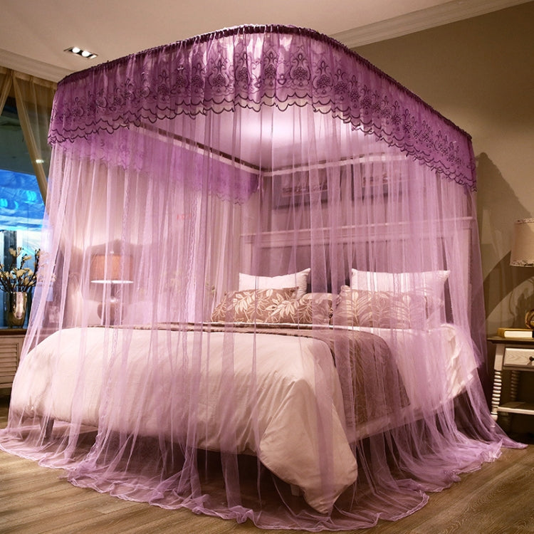 U型導軌伸縮三開門蚊帳