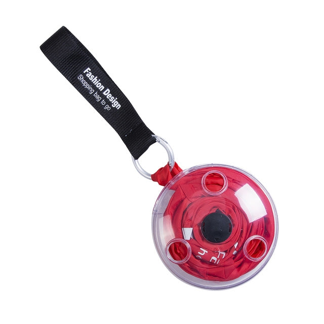 便攜式手提包袋可重複使用摺疊登山扣購物袋