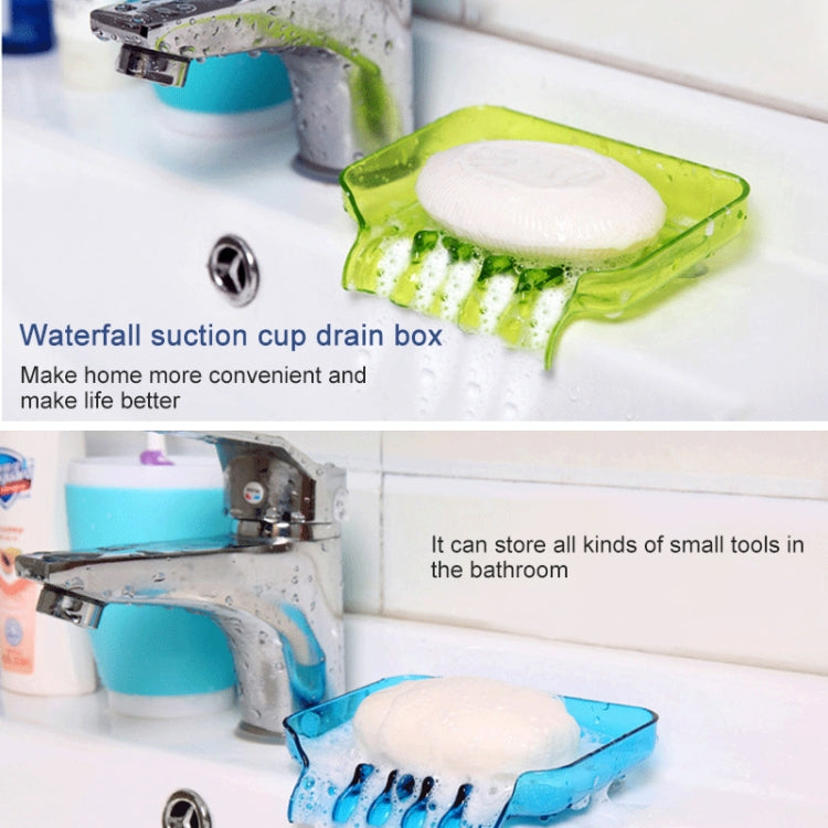炫彩吸盤排水肥皂盒